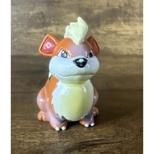 Growlithe TOMY Pokemon Figure 1999 Vintage Authentic Nintendo Fast Safe Shipping